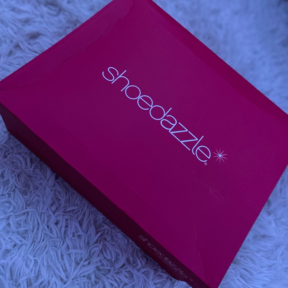 Thigh high black clothed boots, never worn from Shoedazzle